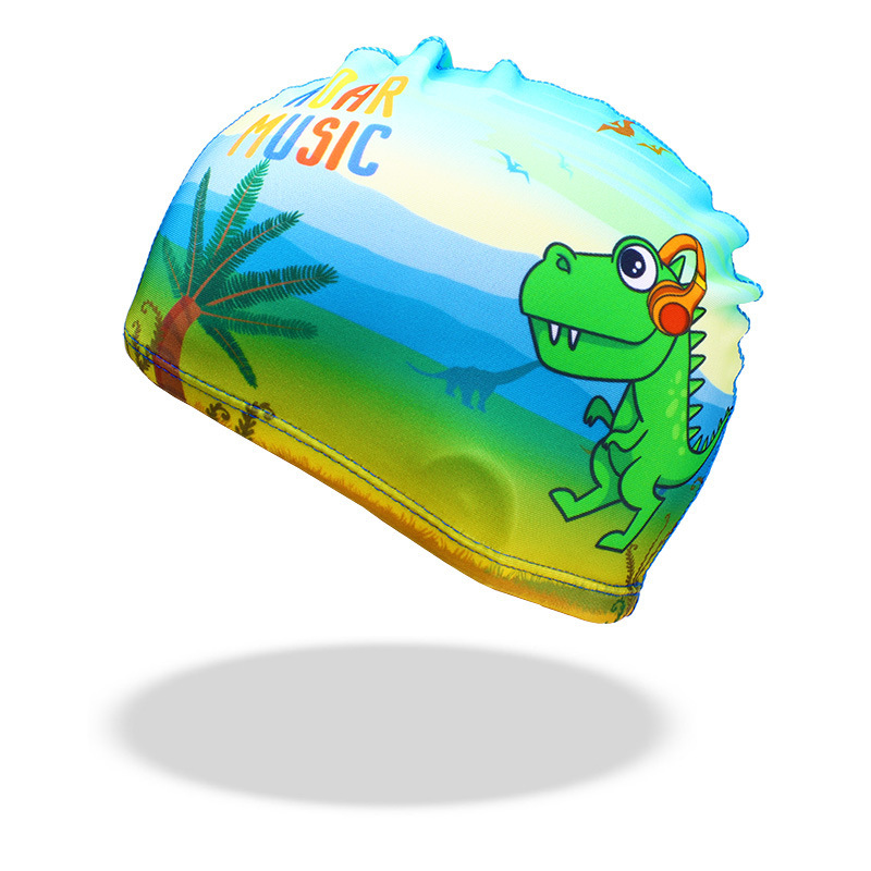 Chapeau en tissu dinosaure musical