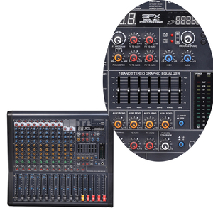 Public Address System Broadcast Console Audio Sound 6 Channel <strong>Zone</strong> <strong>Mixer</strong> - Product Image 2