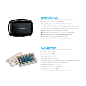 Mifare-Control de elevador, lector de tarjetas de acceso, sin contacto, compatible con lector - Product Image 2