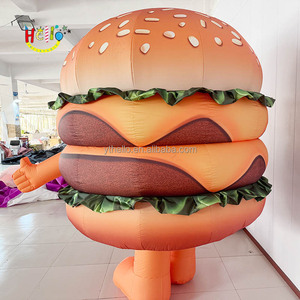 Thực phẩm lễ hội linh vật <span class=keywords><strong>Inflatable</strong></span> Hot Dog trang phục <span class=keywords><strong>Inflatable</strong></span> Hamburg thực phẩm trang phục cho một lễ hội - Product Image 3