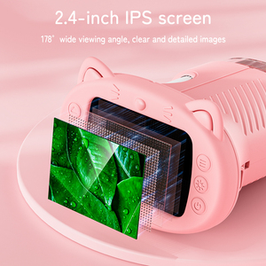 2025 nuevo microscopio Digital portátil 8LED 1000X para niños, pantalla de 2,4 pulgadas, juguetes de entrenamiento científico, fuente de luz, lupa LED - Product Image 2