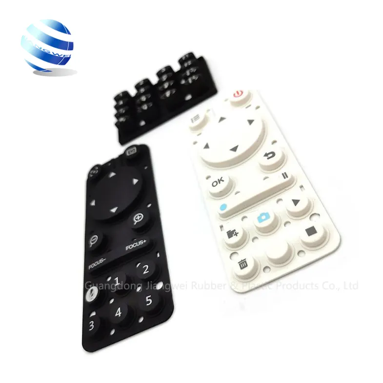 Clavier en caoutchouc de silicone pour télécommande tv