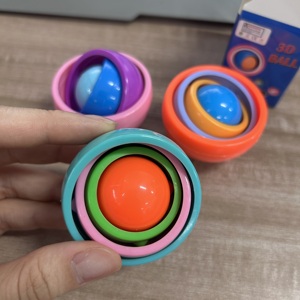 Fidget Spinnerストレスリリーフカラフルな指ジャイロ球ハンドフィジェットおもちゃ大人用Fidgetジャイロスコープ回転おもちゃ - Product Image 3