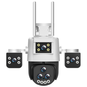 新款10K 20X变焦IPC360圆顶闭路电视安全摄像机5镜头三屏IP户外PTZ 20MP双向音频AI WIFI网络摄像机 - Product Image 6