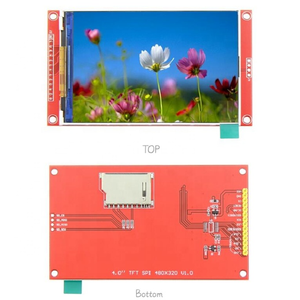 מכירה חמה 4.0 אינץ' <span class=keywords><strong>LCD</strong></span> 480*320 <span class=keywords><strong>MCU</strong></span> SPI סידורי TFT <span class=keywords><strong>LCD</strong></span> מודול מסך תצוגה עם פאנל מגע מנהל מובנה ILI9486