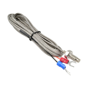 K型热电偶电缆M6 1M 2M 3m螺旋温度传感器探头0-800 C，用于REX-C100温度控制器恒温器 - Product Image 4
