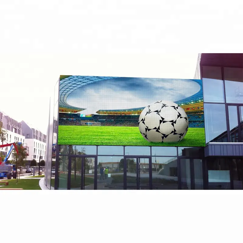 Schermo pubblicitario 4K Outdoor P4 P5 P6 tabellone a Led impermeabile a colori montato sull'edificio