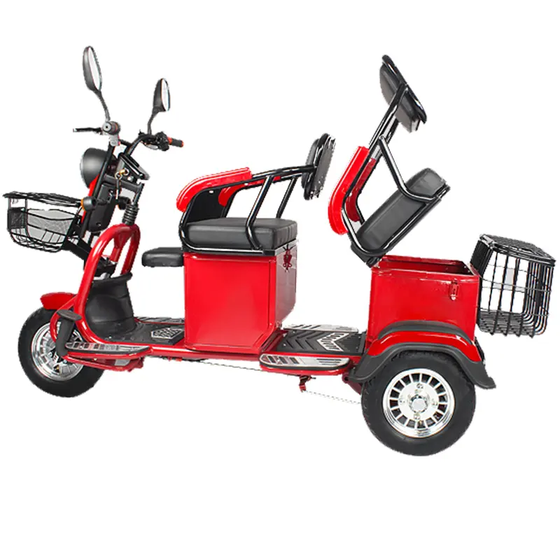 बच्चों के लिए 3 पहिया इलेक्ट्रिक ट्राइसाइकिल मोटरसाइकिल, वयस्कों के लिए बेबी कार्गो ट्रक, बच्चों के लिए बाइक, बच्चों के लिए मोपेड वेलोसिप्ड मोटरसाइकिल