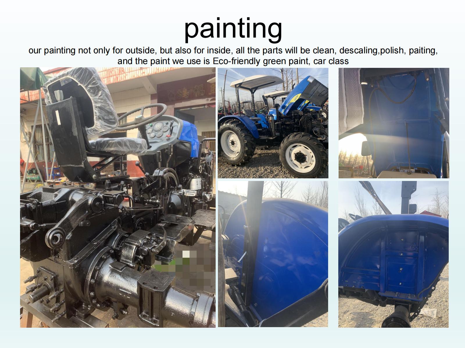 used second hand new wheel tractor 4X4wd john deere 120hp with farming equipment agricultural machinery mini compact loader