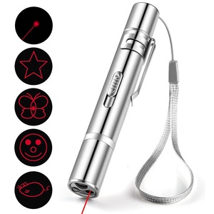 USB ricaricabile multifunzione Laser giocattolo puntatore Laser per gatti puntatori Laser con luce UV 5 modelli rossi per gatto - Product Image 1