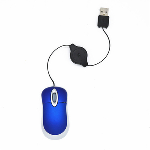 Commercio all'ingrosso Mini Mouse per Computer portatile retrattile cavo USB ottico ergonomico 1600 DPI portatile piccoli Mouse per Computer portatile Mouse - Product Image 3