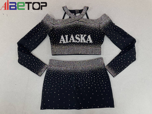 Tek durak Cheerleding üniforma ve uygulama kızlar Cheer rekabet için özel amigo formaları giymek - Product Image 5