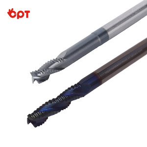 OPT高效通用粗皮硬质合金铣刀数控加工套装刀具铝金属立铣刀 - Product Image 2