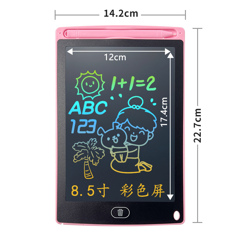 Type D-8.5 inch pink + color