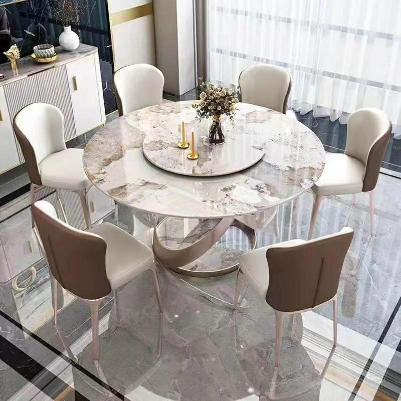 Beige with 6 chairs