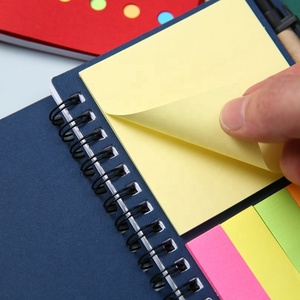 A6 klebriges Notizbuch Spiral-Notizbuch mit Stift-Notizbuch mit niedlichen Haft notizen - Product Image 5