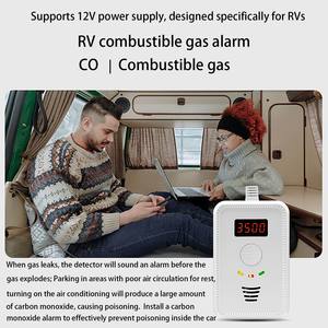 Khí đốt tự nhiên co Composite báo động <span class=keywords><strong>Detector</strong></span> và màn hình hiển thị cho khói phát hiện - Product Image 4