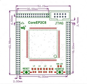 Scheda centrale per sviluppo ciclone Altera EP2C8 II CPLD e FPGA con Full IO Expa per Raspberry Pi - Product Image 6