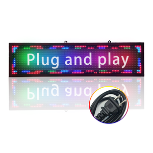 Voll farbige laufende Nachrichten anzeige P10-LED-Textbildschirm für den Innen-und Außenbereich Programmier bar mit APP für das Einkaufs zentrum Verwenden Sie die SDK-Funktion - Product Image 2
