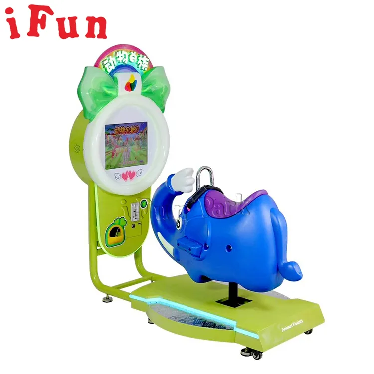 آلة لعبة ركوب الخيل للأطفال تعمل بالعملة المعدنية Ifun