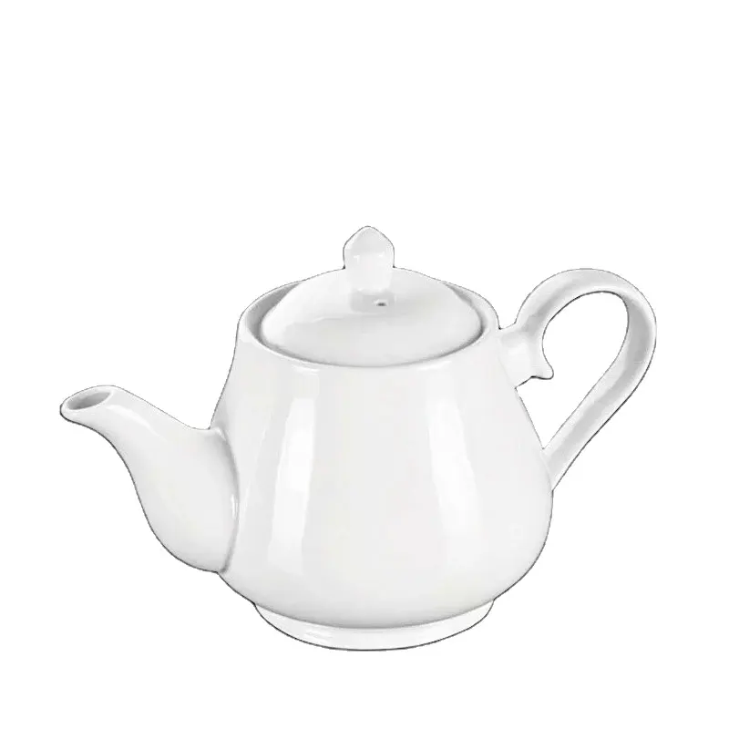 Large Capacity ceramic high temperature teapot good quality porcelain teapot cheap ceramic teapot