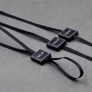 Custom High Quality Stamping <strong>String</strong> <strong>Loop</strong> Locks Logo Seal <strong>String</strong> <strong>Hang</strong> Drop for Garment - Product Image 4