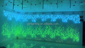 24V 2 Mt 3 Mt Outdoor Point Control Programmable <strong>DMX</strong> Smart Curtain <strong>Light</strong> <strong>String</strong> - Product Image 4