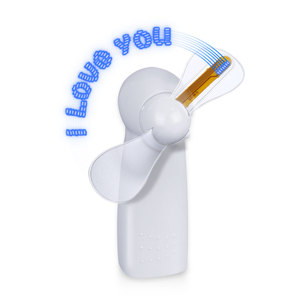 Promotional <strong>Programmable</strong> Led Light up Custom <strong>Message</strong> Mini Portable Handheld Battery <strong>Fan</strong> With Led <strong>Message</strong> - Product Image 6