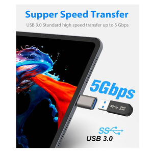 工厂批发定制徽标USB C到USB适配器Thunderbolt 3到USB 3.0适配器兼容 - Product Image 5