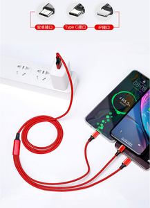 Hot Selling 2A Multiple Universal 3in1 <strong>Charger</strong> <strong>One</strong> USB Multi 3 in 1 Charging Data for Phone Micro USB Type C - Product Image 5