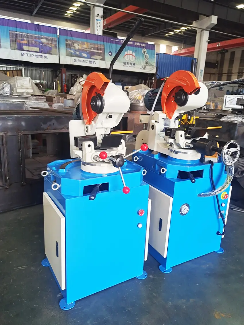China Fabriek Pneumatische Hydraulische Automatische Pijp Koude Snijmachine Semi-Automatische Snijmachine