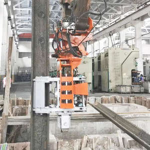 Escavatore cingolato montato attacco recinzione in calcestruzzo palo idraulico vibrante foglio Vibro martello pila Driver per pila di guida - Product Image 6