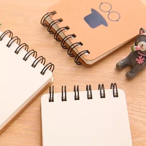 <strong>Custom</strong> HardCover Logo <strong>Notebook</strong> Fashion Style Creative Business Notepad Small Pocket <strong>Notebook</strong> With Spiral Binding - Product Image 5