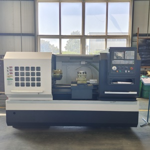 CK6136 <strong>Automatic</strong> Flat Bed <strong>CNC</strong> <strong>Lathe</strong> <strong>Machine</strong> for Metal Bar Turning with Fanuc/Siemens/Gsk Control System Single Spindle 220V