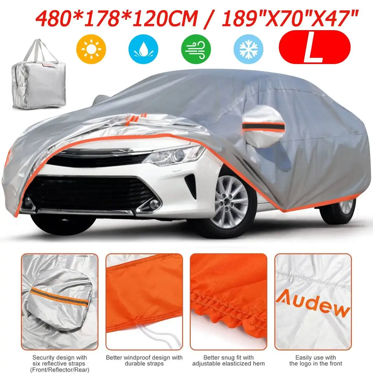 ยาว 480X178X120ซม
