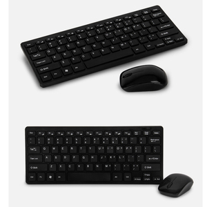 PC/MACチョコレートタイプキーボード用ワイヤレスキーボードメカニカルおよびマウスコンボ携帯電話用キーボードマウスセット - Product Image 3