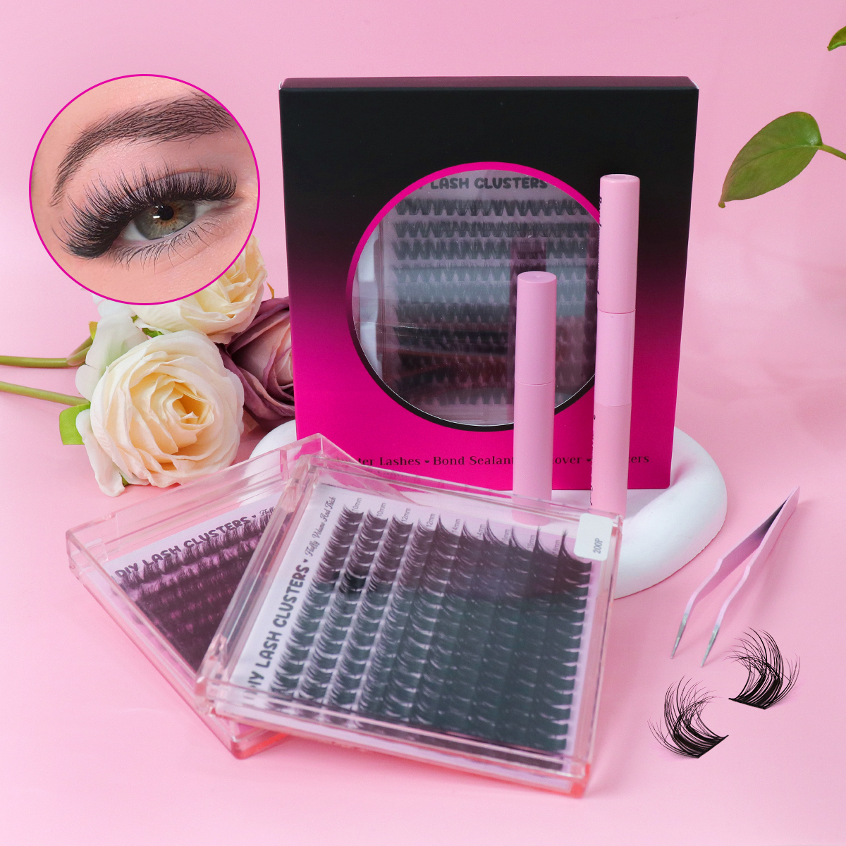 Grappolo ciglia Kit6