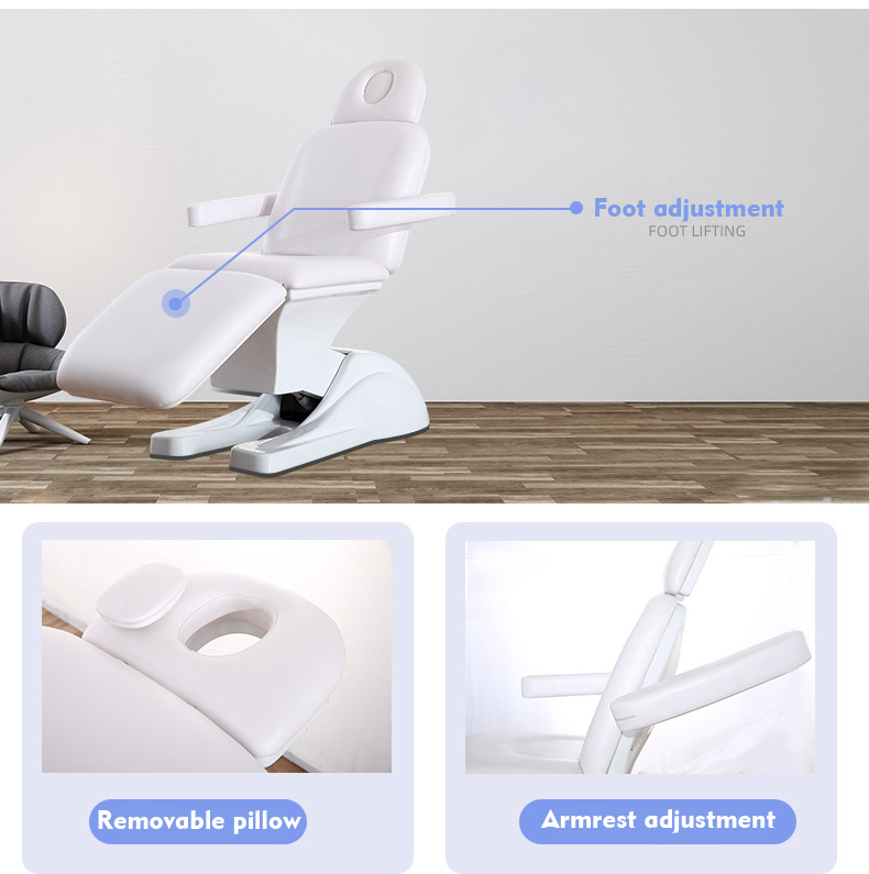 folding spa electric beauty bed commercial furniture