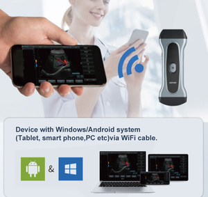 Yonker USB Wireless Wifi Mini Handheld for Pet Animal <strong>Use</strong> Probe Equipment Monitor Vet Veterinary Ultrasound Scanner Machine - Product Image 4