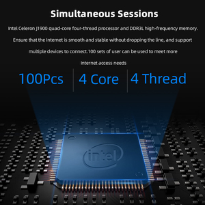 Enrutador sin ventilador Firewall Ce-leron J1900 Procesador Dispositivo de red Linux Wifi Sim 6 puertos Ethernet Ubuntu Mini ordenador Pc