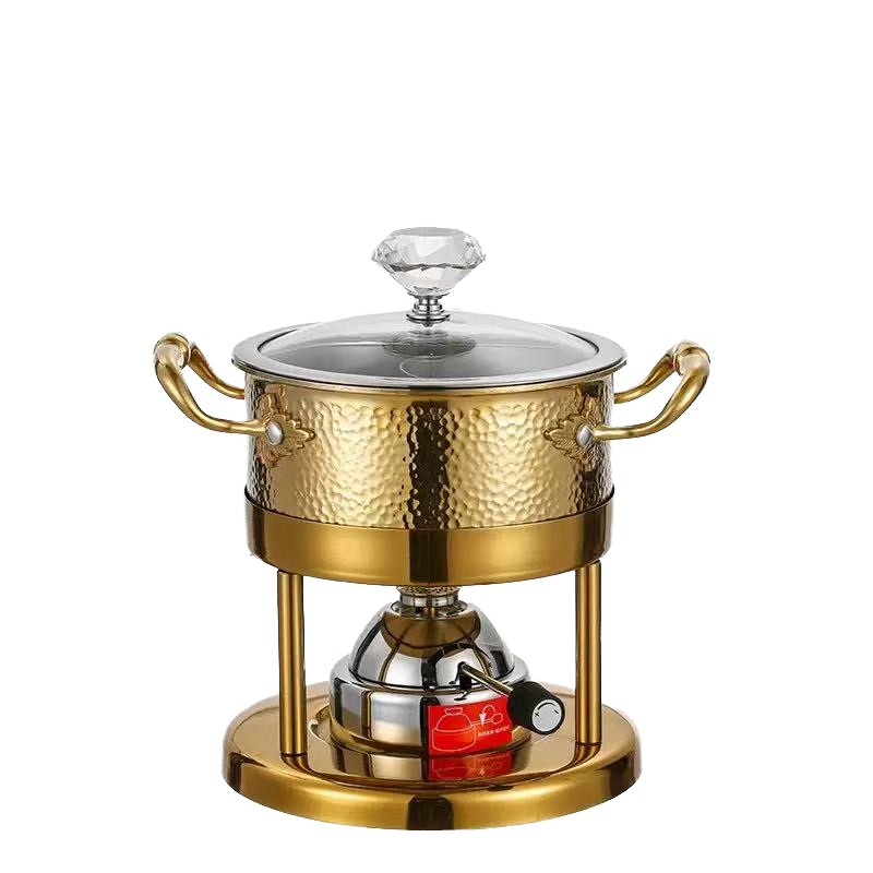 gold-A with glass lid