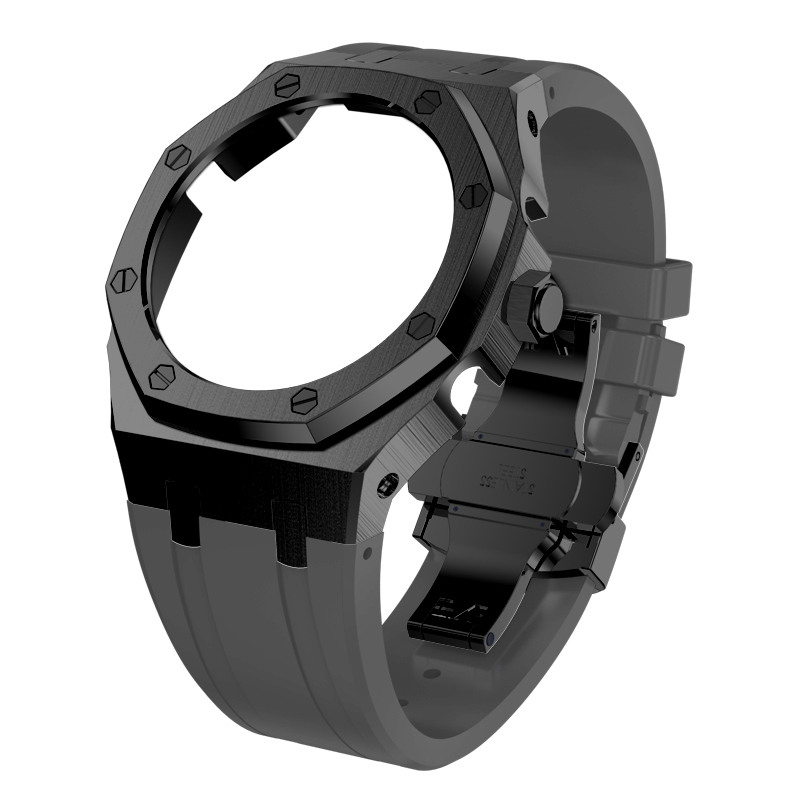 Black case grey strap