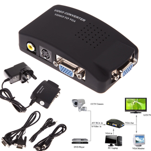 Factory Price AV/CVBS <strong>to</strong> <strong>VGA</strong> Adapter USB Monitor Converter <strong>Video</strong> Converter Supports <strong>Composite</strong> <strong>VIDEO</strong>(BNC)), S-<strong>VIDEO</strong>, RGB - Product Image 6