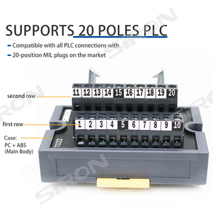 20PIN入出力小型ヨーロッパ汎用電気コネクタIDC端子台 - Product Image 4