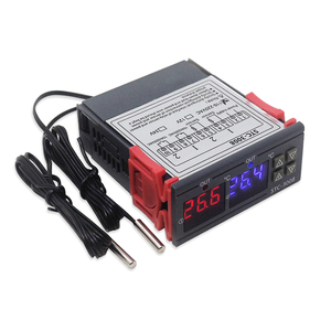 STC-3008 DC 12V Digital <strong>Temperature</strong> Thermostat <strong>With</strong> Two Relay Outputs <strong>With</strong> Cooling and Heating Dual Probes 1M Cable - Product Image 1