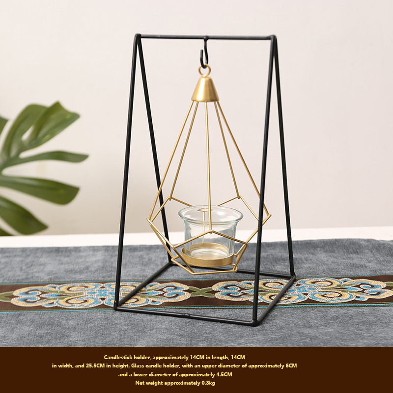 Swing candle holder
