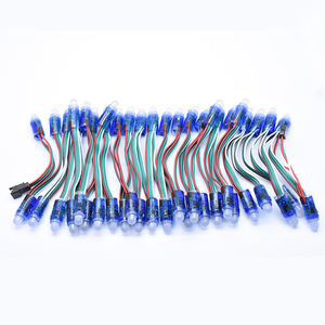 50 unids/set colores completos 12V 10mm RGB WS2811 10CM cadena <span class=keywords><strong>Led</strong></span> Pixel Light - Product Image 2