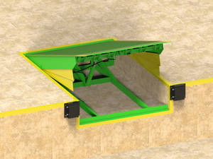 Plataformas de descarga de almacén Nivelador de muelle fijo Labio oscilante hidráulico Camión Contenedor Rampa de carga Nivelador de muelle - Product Image 3
