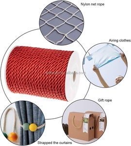 Cuerda de adorno trenzado Cuerda de hilo para decoración del hogar, fabricación de manualidades y artesanía de disfraces Cuerda trenzada de nailon súper suave de 3 hebras - Product Image 6