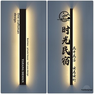 Customizable LED Light Source Billboard Creative Cut Iron Door Sign for <strong>B</strong>&amp;<strong>B</strong> <strong>Companies</strong> Advertising Light Box - Product Image 4